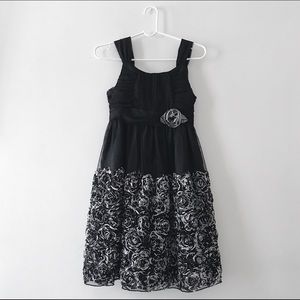 Bonnie Jean Girls Size 14 Black Formal Dress
